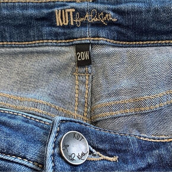 Kut From The Kloth Skinny Distressed Jeans Size 20W - Picture 5 of 11